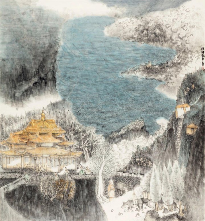 诗画江南活力浙江海疆行——浙江画院主题创作作品展”开幕