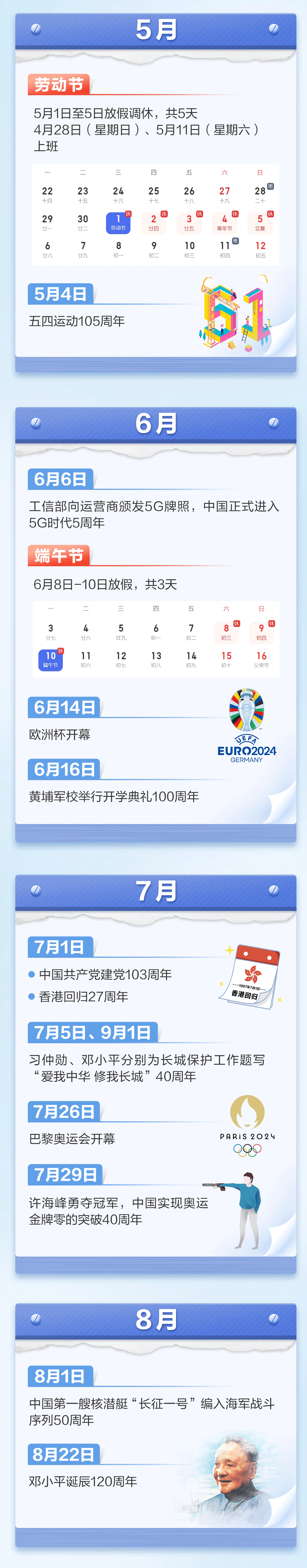 一图读懂 | 2024年，这些大事值得我们关注！