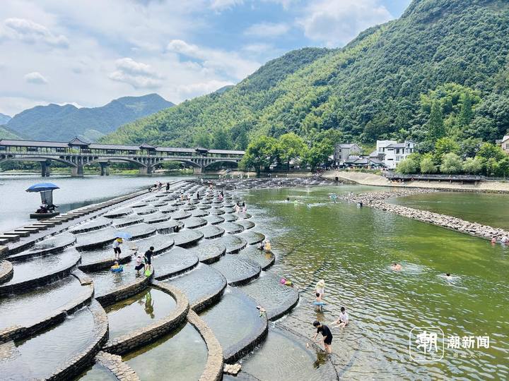 诸暨龙鳞坝图片