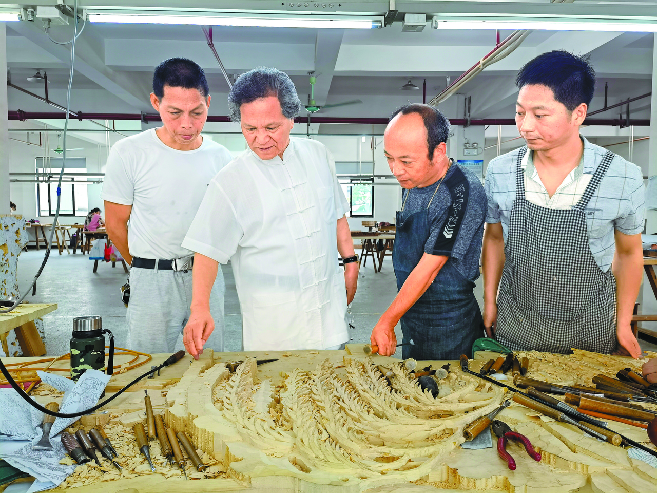 名人名家丨专注东阳木雕66年中国工艺美术大师陆光正：艺术是一场突围