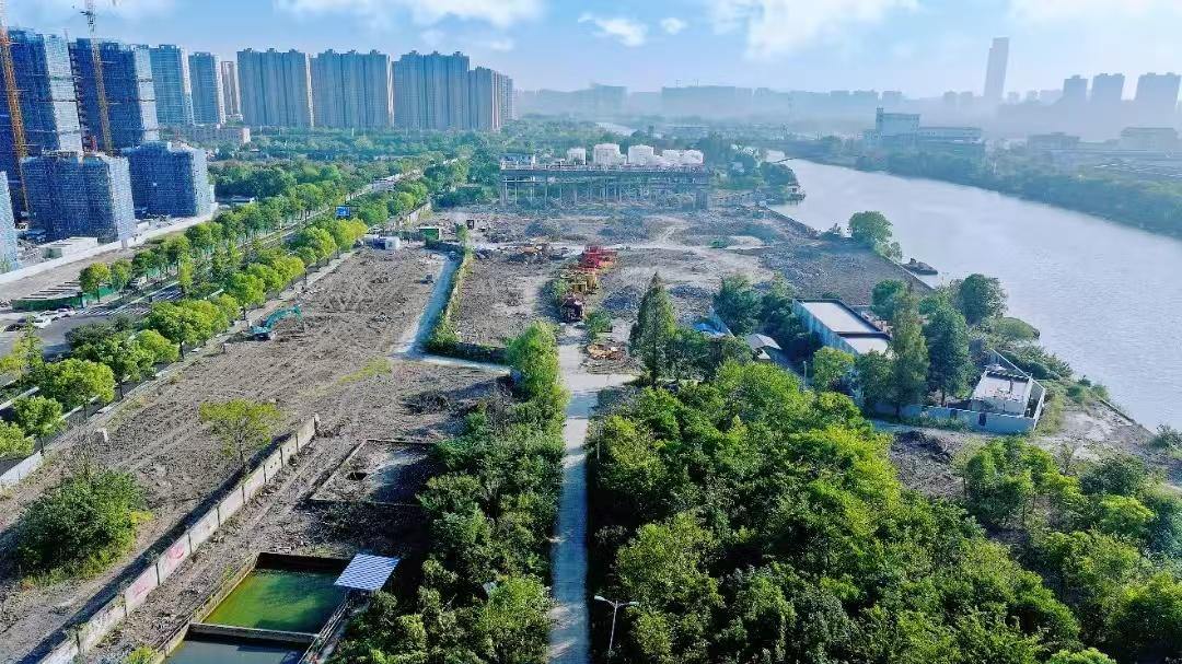 水岸森林意蕴即将呈现,大运河滨水公共空间有新进展