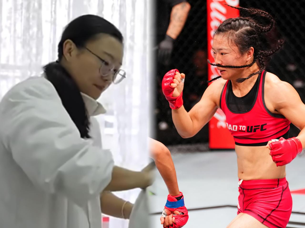 UFC格斗猛女竟是慈眉善目的女中医,潮新闻记者专访八角笼中的“女版黄飞鸿”石铭