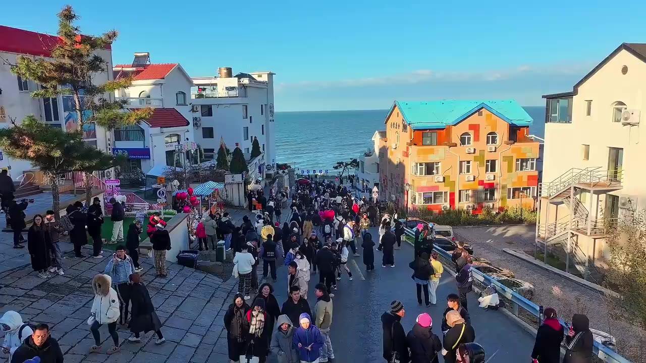 隔着屏幕都能闻到威海火炬八街的清新海风