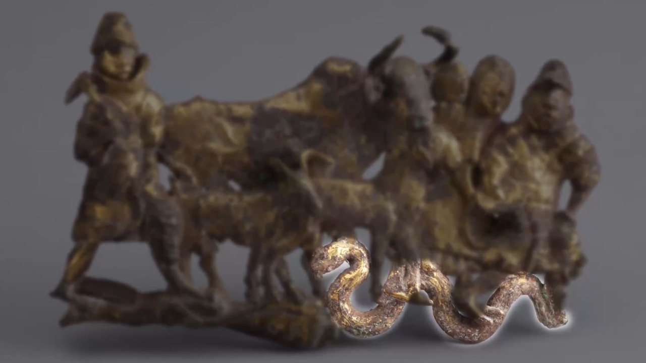 遇见古滇国青铜器上的蛇元素