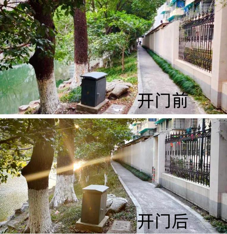 门开了,居民们的心结也解开了