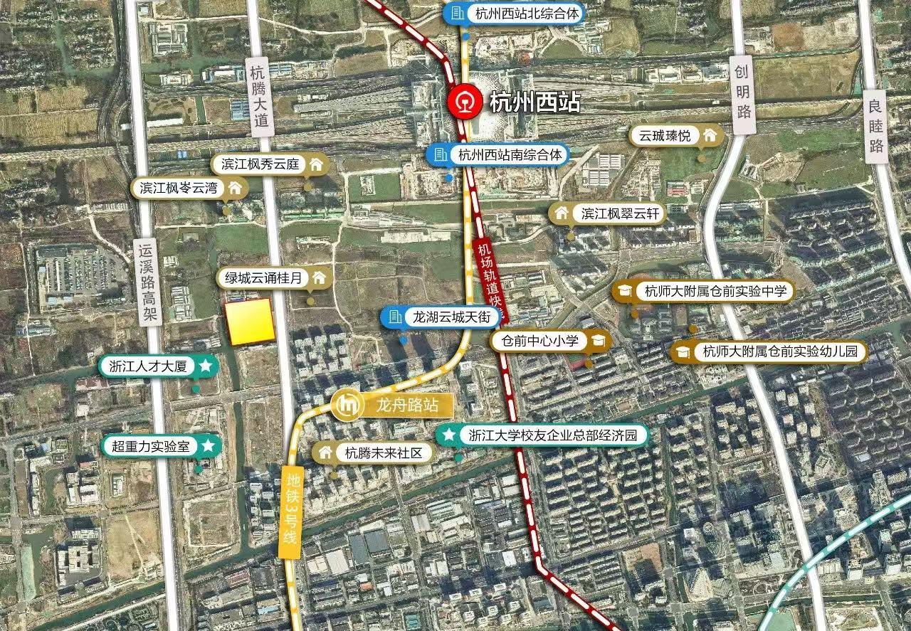 马不停蹄,杭州6宗宅地挂牌,奥体印象城南宝地来了