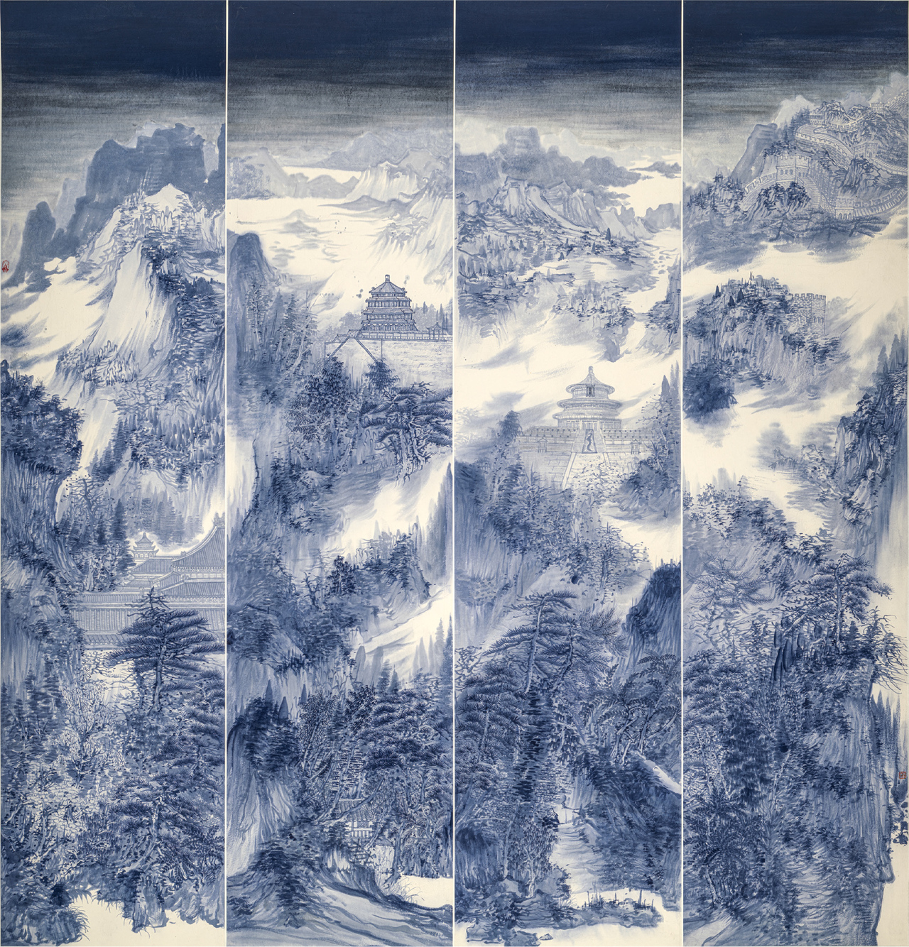 第三届公望富春中国山水画作品展在杭州富阳启幕