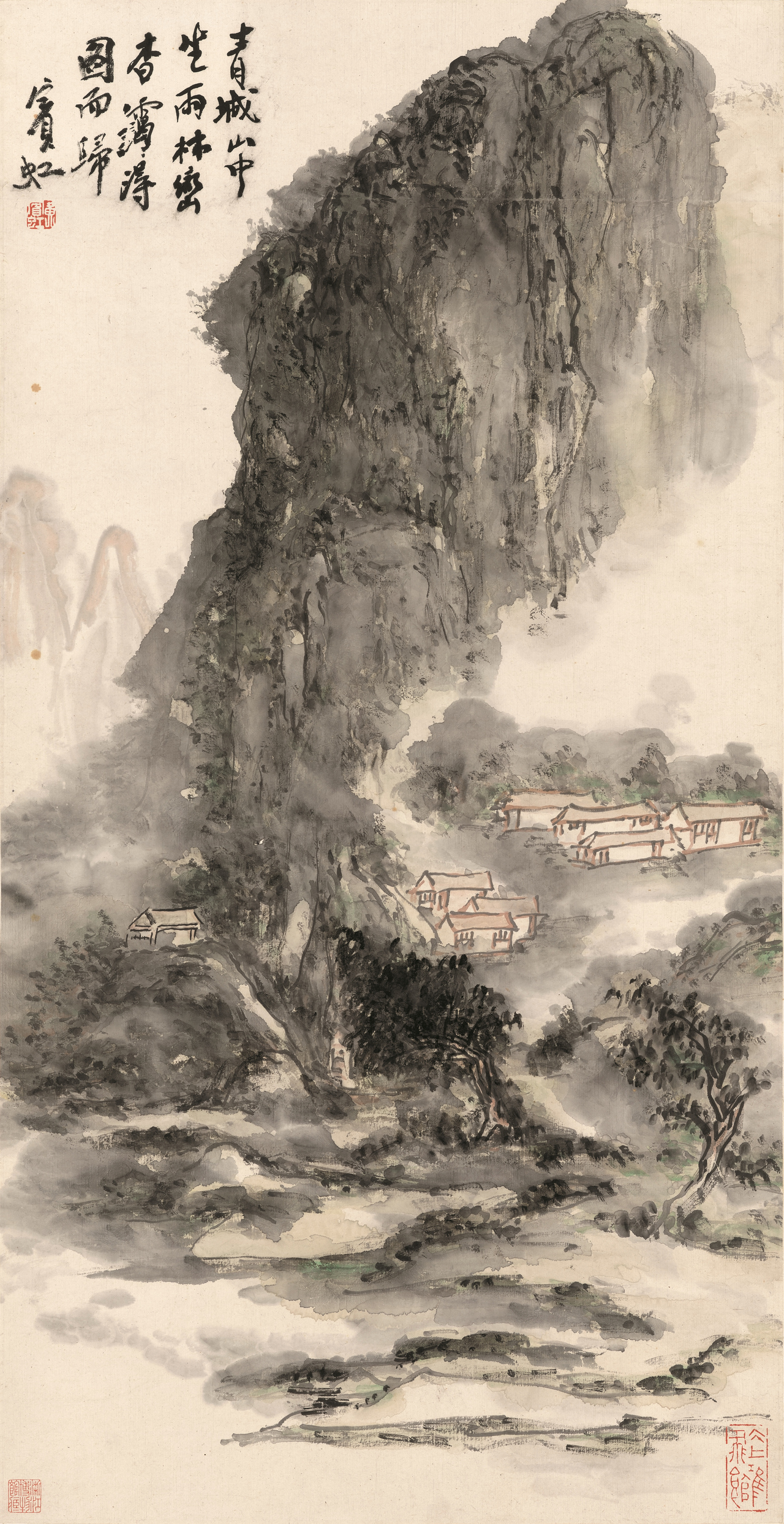 黄宾虹在栖霞岭31号小楼画了什么?来浙博看看他的大展
