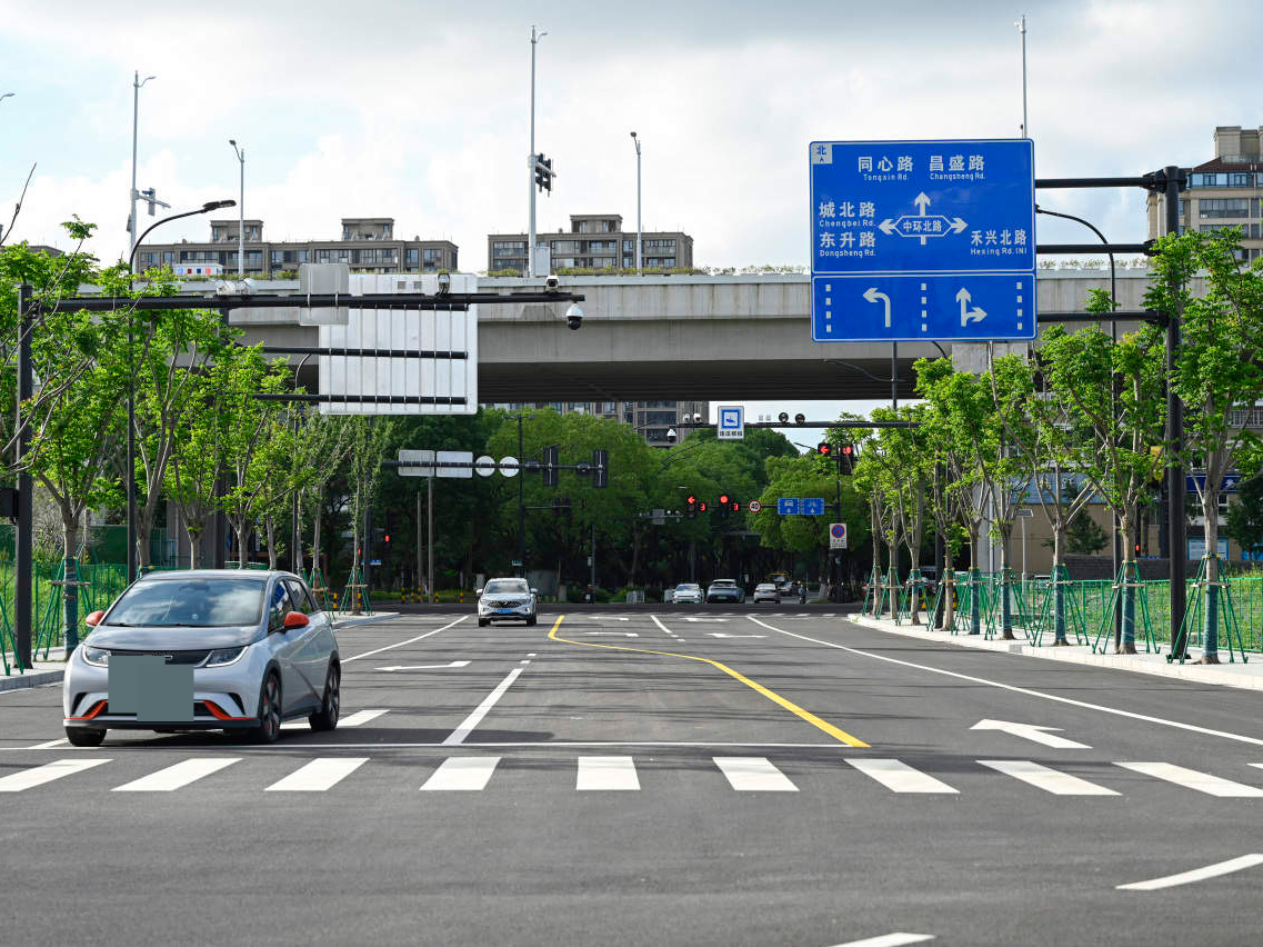 打通城市“毛细血管”！ 章基浜区块道路工程对外开放交通