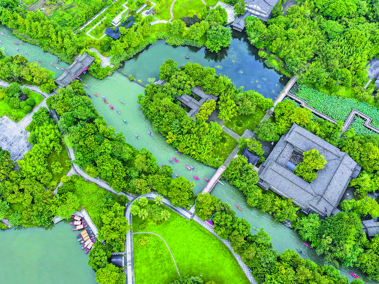 绿水青山就是金山银山理念基层实践·温州篇丨温州三垟湿地持续打造园城融合新场景 城市核心处有座生态园