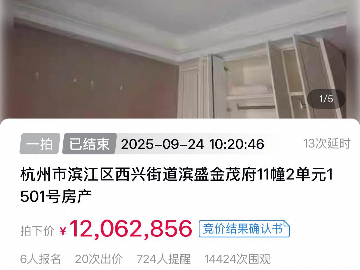 天澜海岸首套法拍房，5.33万元/㎡流拍了！新房备案单价约4.66万
