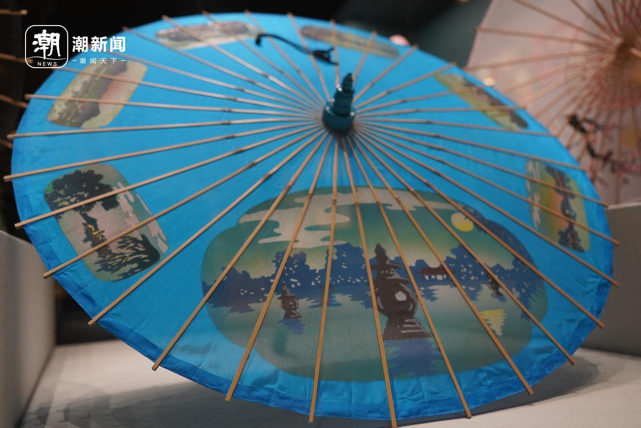 伞博上新五把西湖绸伞，再现上世纪精品，值得去看