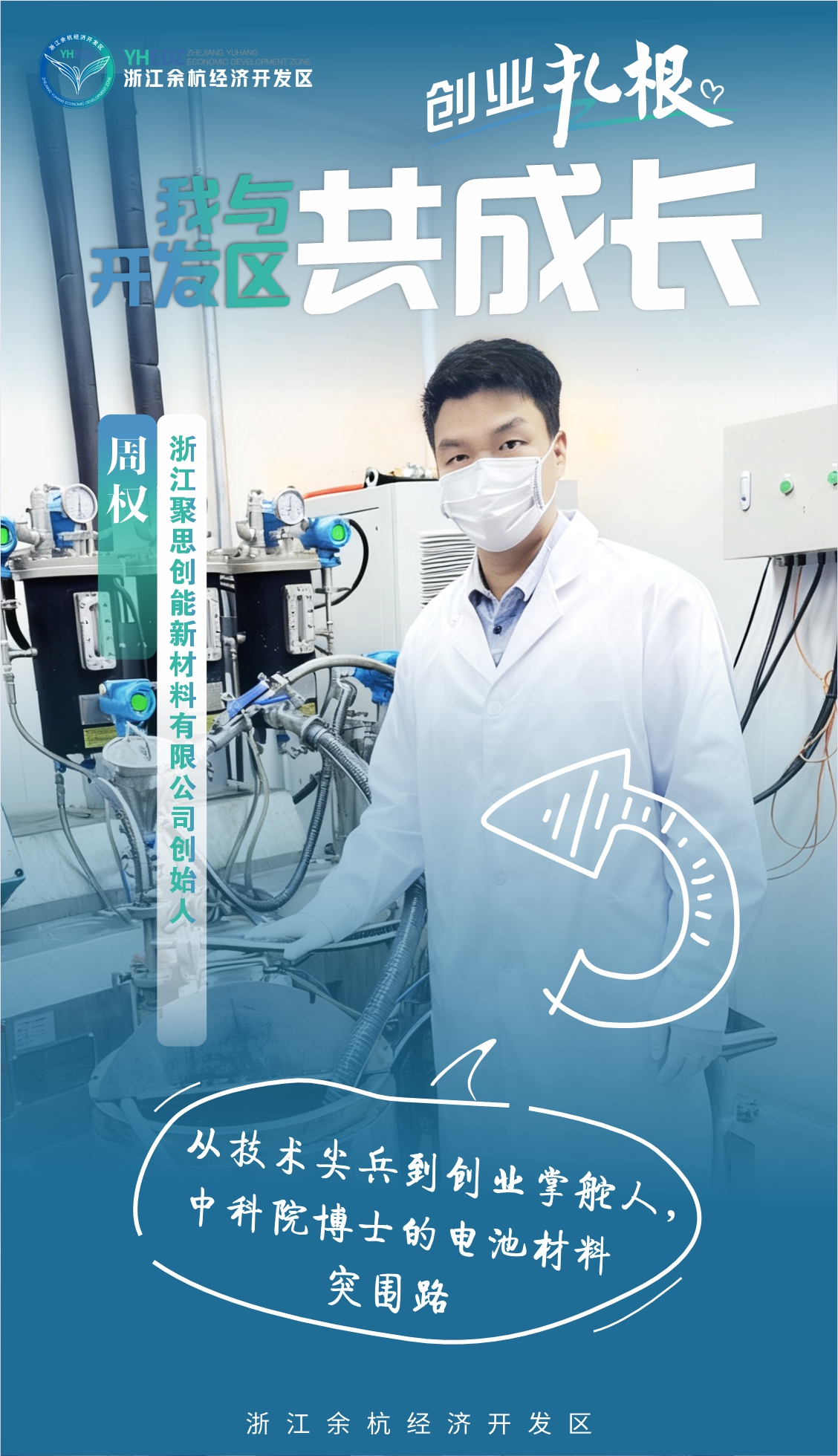 我与开发区共成长②|周权：从技术尖兵到创业掌舵人，中科院博士的电池材料突围路