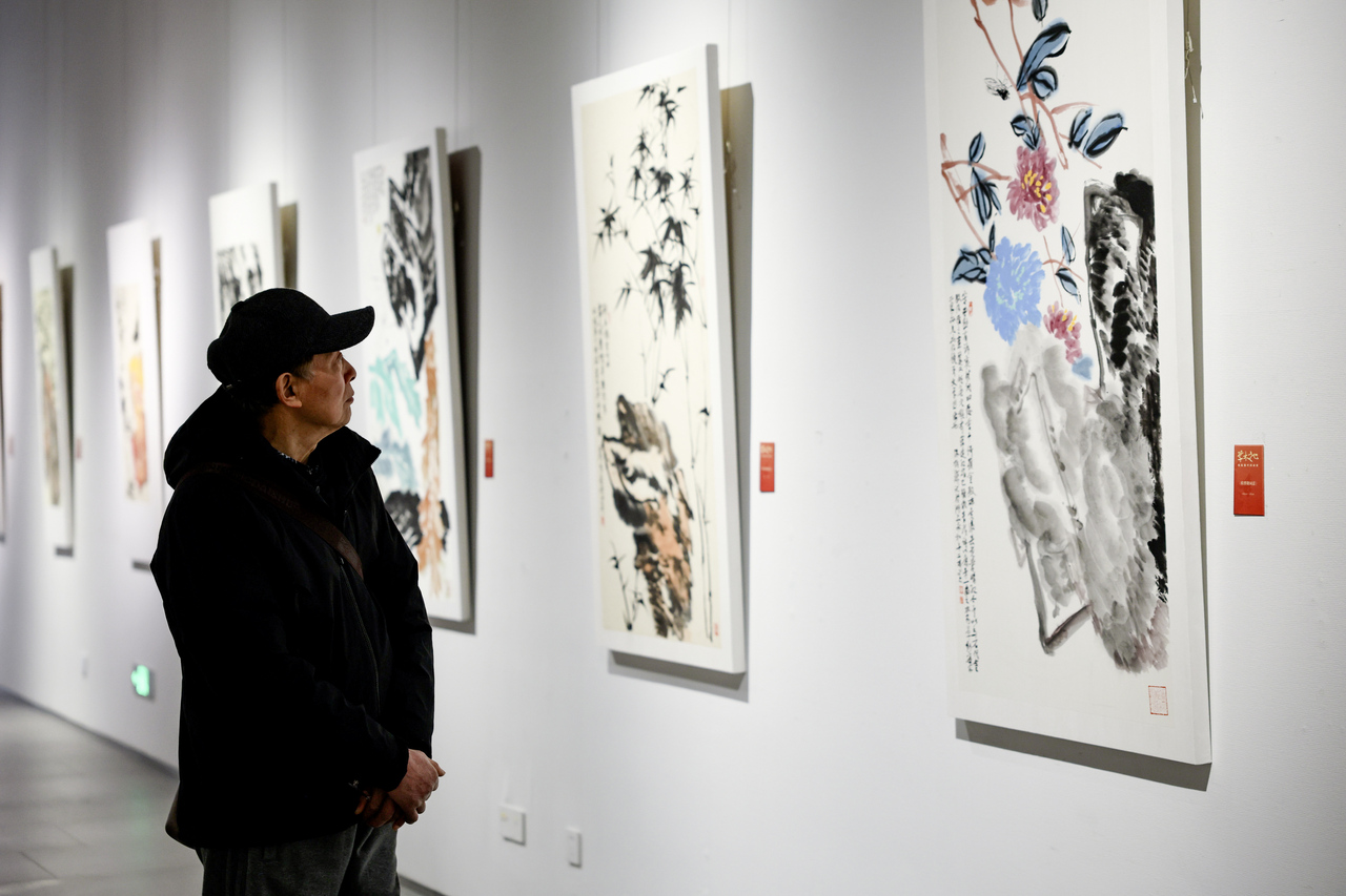 首次中国画大展，陈振濂展出“新实验”成果