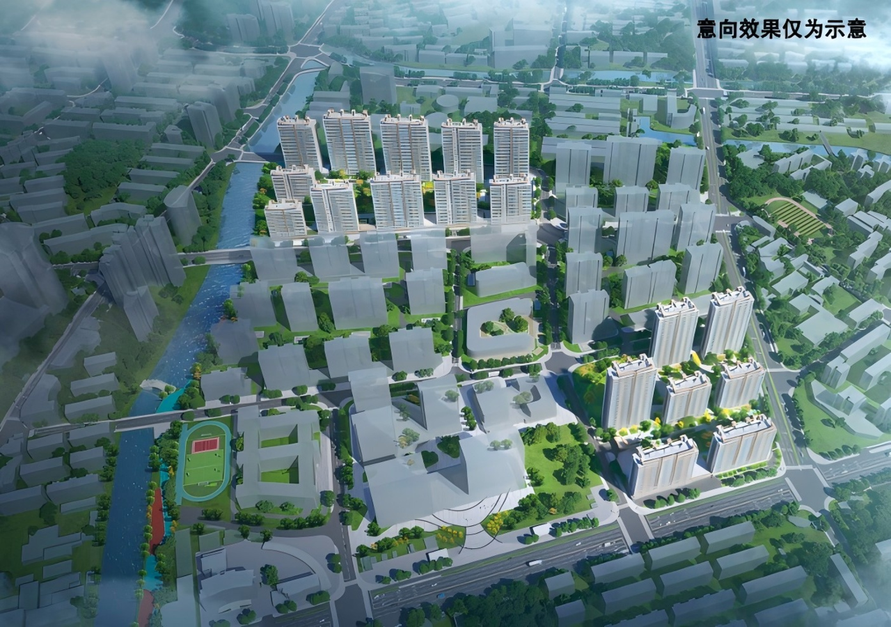 宁波白鹤未来社区组合地块挂牌，回迁部分带方案
