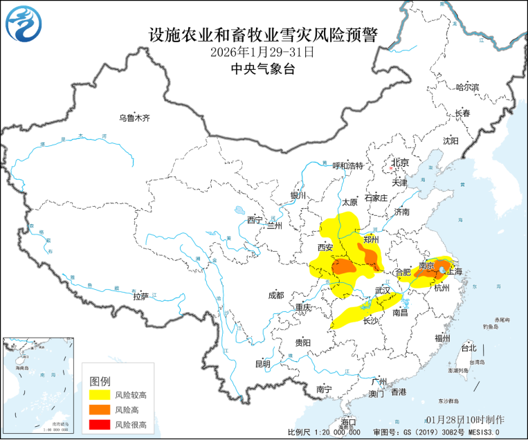 湖州有受灾风险。图源:中央气象台