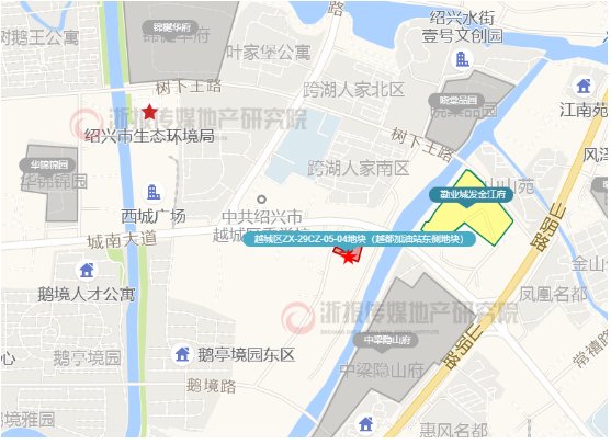 总价650万元,绍兴越城一宗商务金融用地顺利成交