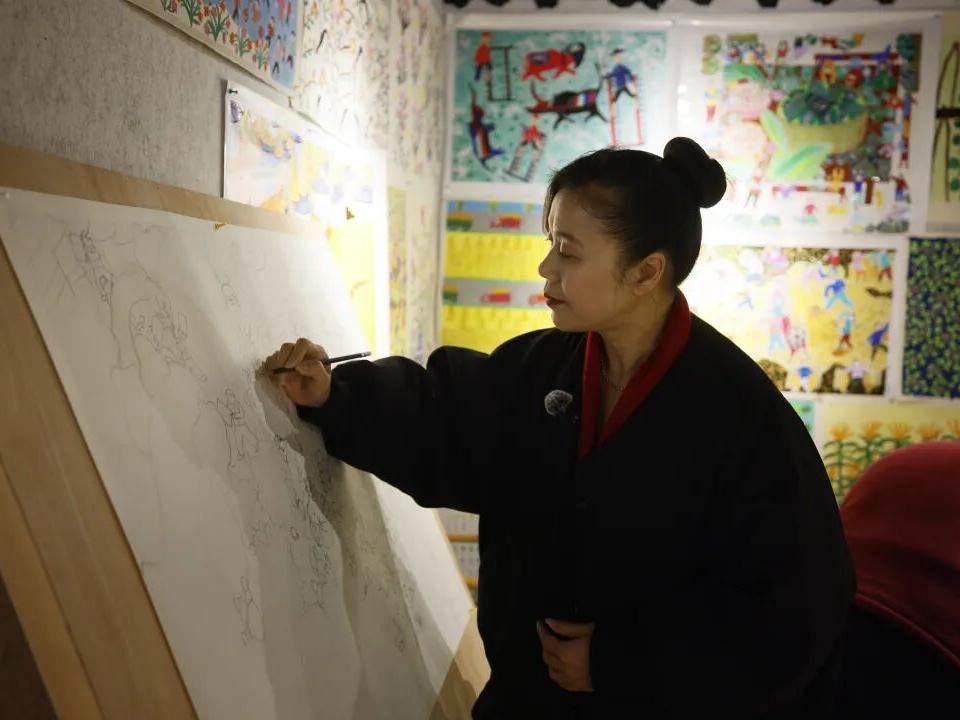 嘉善这幅画,马老师用心了!