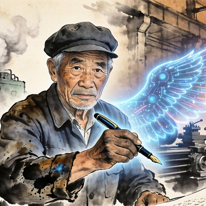 晚潮|《诞生与飞翔》创作碎想