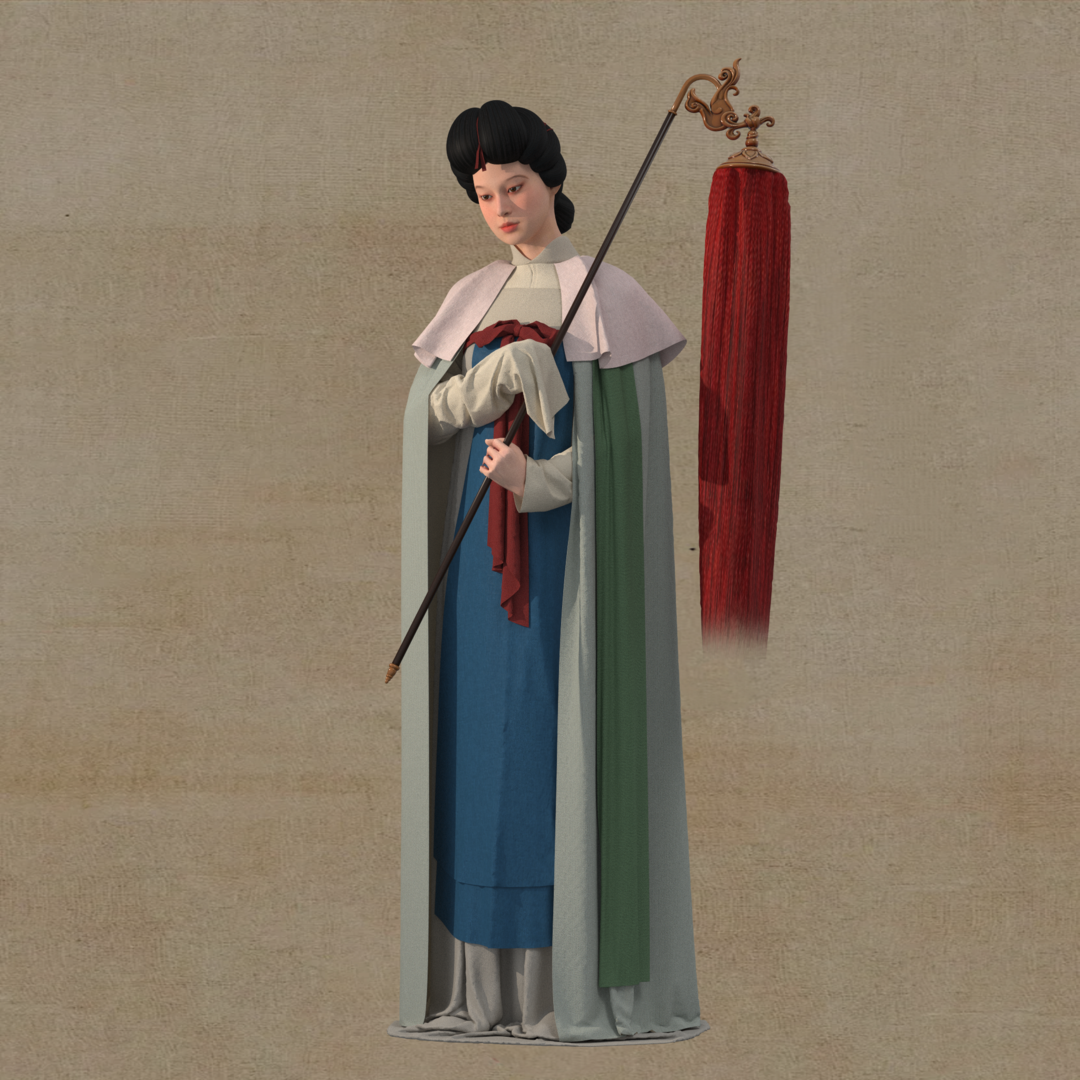 A.学生潘诗添复原的《抚琴图》人物服装.png
