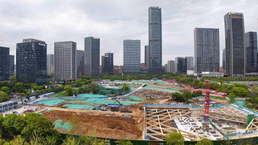 杭州城市新中心中轴线这六大项目,4月最新进展出炉
