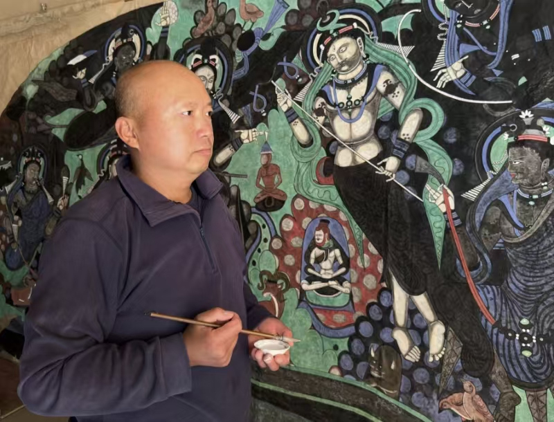 走读阿克苏探秘古龟兹③｜克孜尔石窟壁画，是中国“丹青绘”的起点？