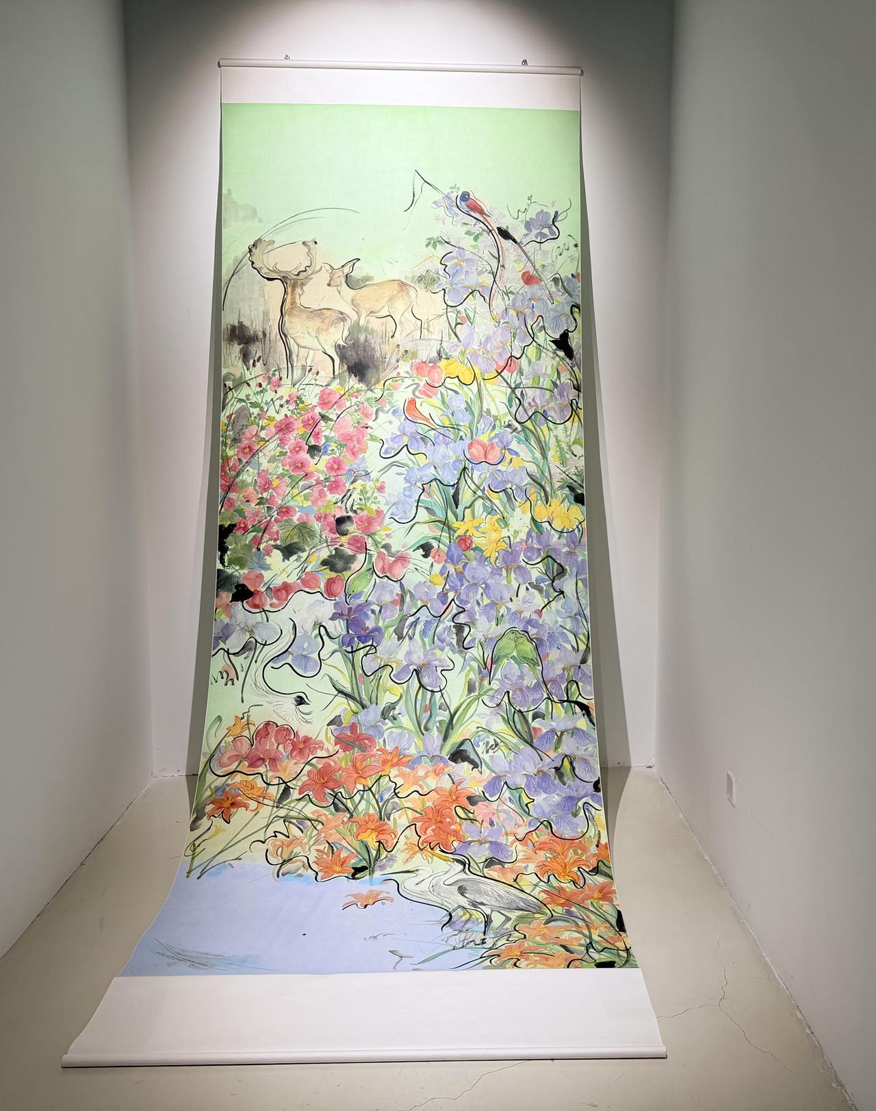 图片[8]-《黑神话・悟空》壁画创作者王怡新首场个展“拥抱春天”-华闻时空